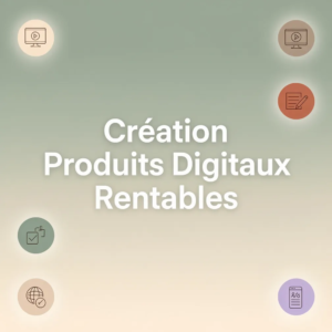 Création Produits Digitaux Rentables